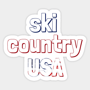 Ski Country USA Sticker